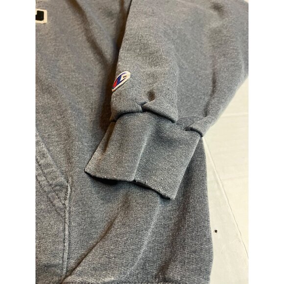 Vintage Champion Purdue University men’s Gray Hooded Sweatshirt L unisex hoodie - Picture 5 of 10